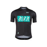 Jersey Ciclismo M/C Suarez Hombre Ease Negro Verde 2.3